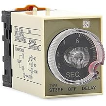ST3PF Time Relay AC220V Power Off Delay Timer Time Relay with 8Pin 30S 60S 3M 10M Size 10M