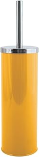 MSV Miami-Escobilla de Inodoro con Recipiente higiénico, Color, Azafrán Amarillo, 9x39cm