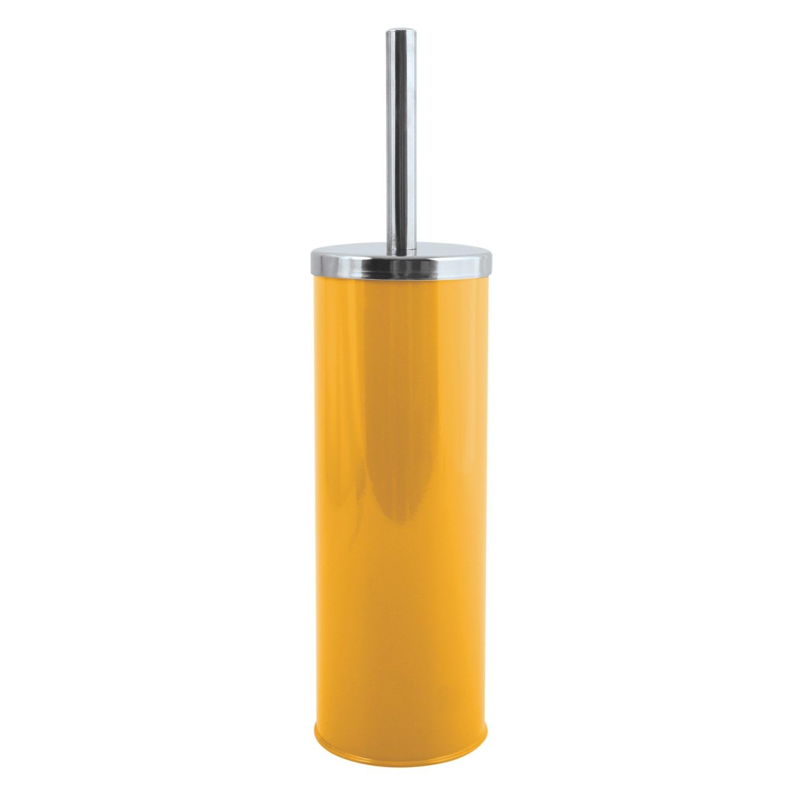 MSV Miami Toilet Brush with Hygienic Container Saffron Yellow
