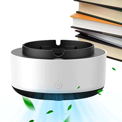 Luftreiniger-Aschenbecher | Dekorativer Aschenbecher mit Filter, 2-in-1...