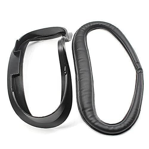HUAYUWA PU-Leder Schaumstoff VR Gesichtspad + Gesichtsschnittstellenhalterung passend für Oculus Quest 2 Headset, weich, schweißfest, atmungsaktiv, bequemer Ersatz - Image 5