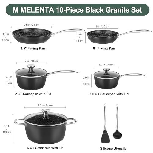 Pots-and-Pans-Set-Nonstick-10-Pcs-Die-Cast-Induction-Kitchen-Cookware-Sets-Granite-Non-Stick-Cooking-Set-with-5QT-Big-Pot-Oven-Safe-Handle-Nylon-Kitchen-Utensils-100-PFOA-Free