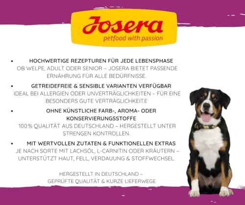 Josera - Hundefutter - Josera Exclusive MiniDuck & Potato - Getreidefreies Hundefutter mit Ente & Kartoffel - Trockenfutter 10 KG + Goodie Quietsche Seppl