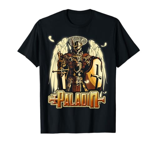 Paladin Fantasy Juego de rol Mesa RPG Gamer Gráfico Camiseta