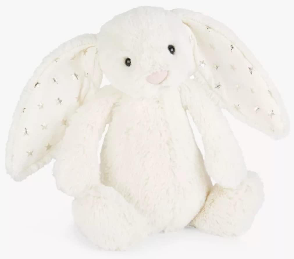 Jellycat Small Bashful Twinkle Bunny Collectable Plush Decoration