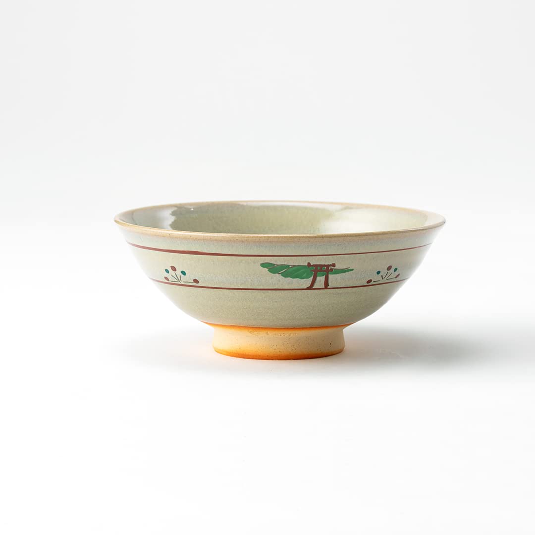 Amazon｜鴻月 抹茶茶碗 夏 赤膚焼 抹茶碗 茶道具 日本製 奈良絵 和食器