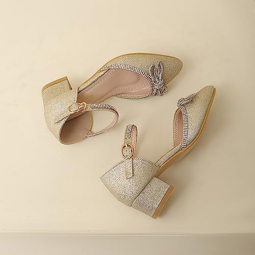 Image of Amoji Girls High Heels Kid Ankle Strap Dress Shoes Wedding Party for Little Kid Big Kid 412