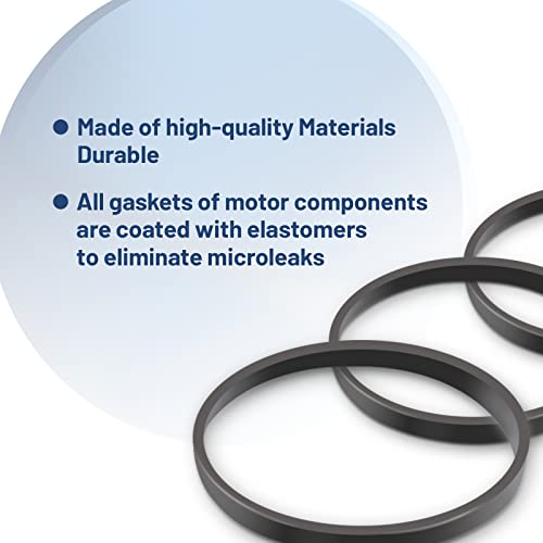 Yonput 6 Pcs Intake Manifold Rubber Sealing Gasket, Replace 11617547242, For Bmw N52 N54 E60 E70 E90 E92-128I 135I 325Xi 328I 328Xi 330I 335I 525Xi 528I 530I 535Xi 640I M5 M6 X1 X3 X5 X6 Z4 (Black) #TOP3