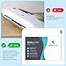 100 Sheets Self Seal Laminating Pouches Business Card Size 2.6x3.9inch Self Adhesive Laminating Sheets Gloss Finish No Laminating Machine Needed for Id Card Small Card (2.5x3.5inch)