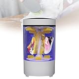 asdchZen Lavadora Automática De Zapatos, Secadora Portátil para Zapatillas Y Todo Tipo De Calzado, Limpieza Envolvente De 360° con Fibras Esponjosas, Color Blanco
