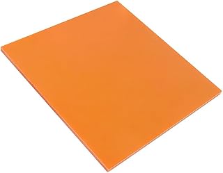 1pcs Bakelite Board, Thickness 2-20mm Insulated Phenolic Resin Plastic Board, 30cmx40cm High Temperature Resistant Orange(Thickness 3mm)