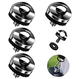 4 Stück 1/4 Kamerabefestigungsschrauben: Adapter-Schraube für Kameragurt D-Ring, QR-Platte, Stativ & Tragegurt Zubehör