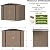 COMHOMA Shed Outdoor Storage Shed Metal,Lockable Doors Tool Sheds with Sloping Roof,Steel Garden Shed with Air Vent for Backyard,Patio,Lawn,Poolside (Brown, 8'x6')