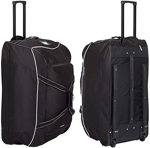 Image of Schreuders Sport Unisex Adult 50TF Team Trolley Bag - Black, One size