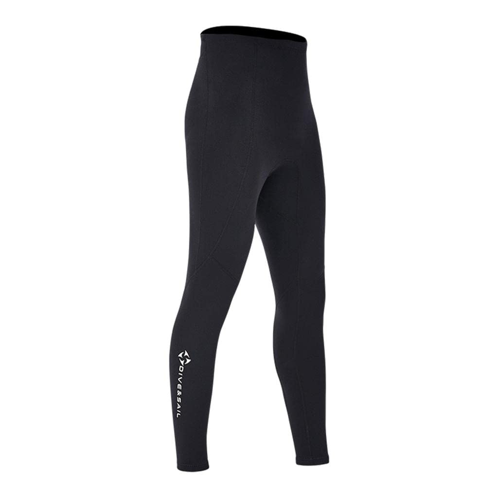 Pantalones de Buceo de Neopreno de 2 Mm para Nadar en Aguas Frías, Hombres L