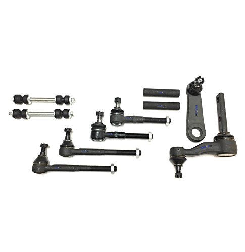 20 Pcs Complete Suspension Kit Idler Arm (With 2.48" Bolt Pattern) Outer Tie Rod Ends, Inner Tie Rod Ends, Pitman Arm, Control Arms, Sway Bar End Links, Ball Joints #TOP2