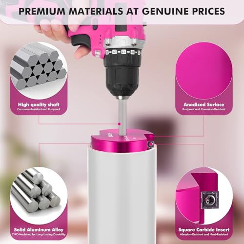 8pcs pvc pipe reamer with 2 square carbide insert 12 34inch 1inch1-14inch1-12inch2inch3inch4inch head aluminum pvc fitting saver pvc socket saver for sch40 pvc abs pvc pipe cpvc