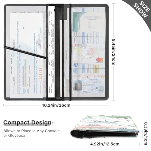 Organizador para carro de cuero PVC miniatura 3