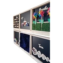 Sensory Board for Wall | Interactive Sensory Decor for Kids and Adults Wooden Frame Activity Boards for Multi-Sensory Rooms, Autism Classrooms, and Therapy Play Choose 2