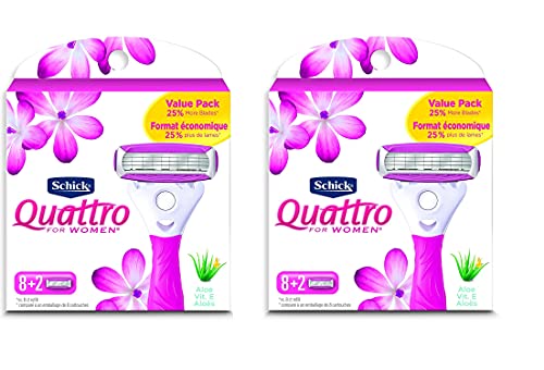 Razor Blade Refills for Women Value Pack, 10 Count (2 Box)