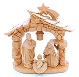 Realizzato a mano Presepe Artigianale Terracotta Ceramica Handmade Le Ceramiche del Castello Made In Italy (Medio)