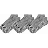 Tallas 35-38, 39-42 erima Deportivos Calcetines Cortos, Pack De 3 Unid, Mujer, Gris Jaspeado, 35-38