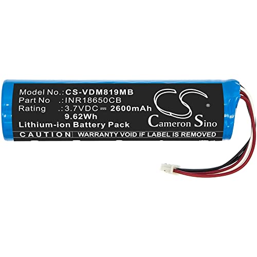 ELMEKO Substituição para bateria compatível com VTech INR18650CB, VM819 (2600mAh/3,7V)