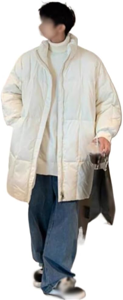 VIDI Standing Collar Loose Bread Coat In The Long Down Jacket Men's Winter Thick To Keep Warm