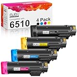 ejet Compatible Toner Cartridge Replacement for Xerox WorkCentre 6515 Toner, Phaser 6510 Toner Work with Xerox Phaser 6510, WorkCentre 6515 Printers - 106R03477 106R03478 106R03479 106R03480 (4-Pack)