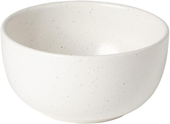 Casafina Ceramic Stoneware 21 oz. Soup & Cereal Bowl - Pacifica Collection, Salt (White) | Microwave & Dishwasher Safe Dinnerware | Food Safe Glazing | Restaurant Quality Tableware