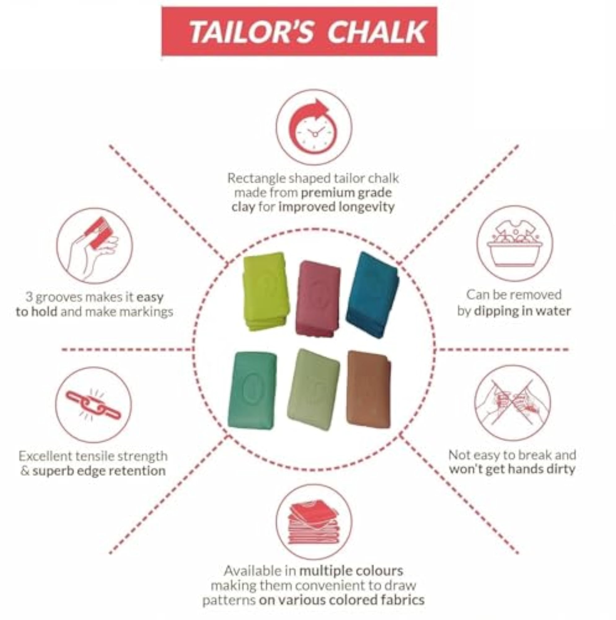 Tailoring Markers Box for Sewing and Fashion Designing