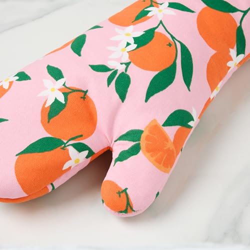 kate-spade-new-york-Squeeze-The-Day-Oven-Mitt-2-Pack-Set-Heat-Resistant-100-Cotton-OrangePink-7×13 kate spade new york Squeeze The Day Oven Mitt 2 Pack Set Heat Resistant 100 Cotton OrangePink 7×13