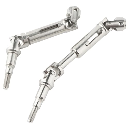 GDOOL 1/14 Scale RC Cars Part 14410B Rear Metal Drive Shaft CVD Rotor Shafts Accessories Spare Parts for H14BM 14210 JC14EP HP474 HP141S Brushless RC Monster Trucks Vehicle