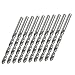 New Lon0167 10Pcs Silver Featured Tone Spiral Drilling reliable efficacy Tip 5mm Twist Drill Bits(id:4d1 cb a4 ed4)
