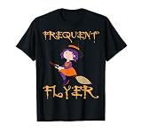 Bruja de volante frecuente para mujer Camiseta