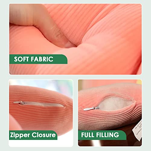 Ostepdecor Yellow Flower Shaped Pillows, 15.7 Inch Flower Floor Pillow Cushions, Home Decorative Seating Cushion, Cute Room Decor & Soft Flower Throw Pillow For Office Bedroom Sofa Chair #TOP4