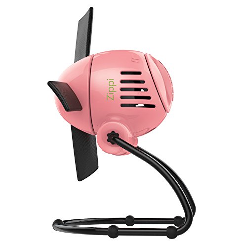Vornado Zippi Small Personal Fan For Desk, Nightstand, Tabletop, Travel, Coral Blush #TOP1