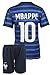 Paris Mbappe #7 2018 Heim Trikot Shorts und Socken Kinder und Jugend Größe (128)
