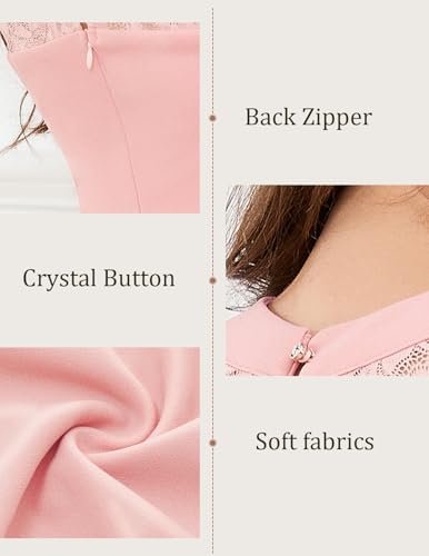 Bbonlinedress Halter Short Cocktail Summer Prom Wedding Guest Formal Pink Bridesmaid 2024 Women Teens Dress Blush M