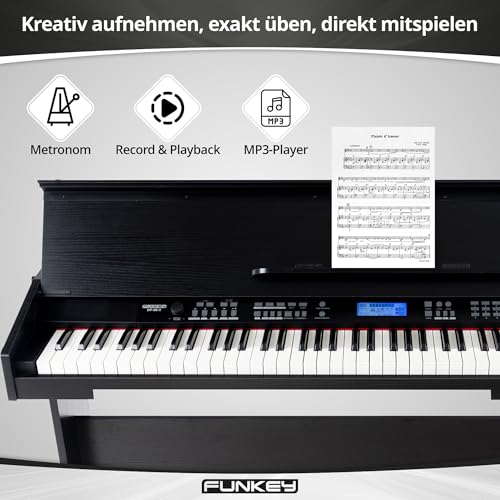 FunKey DP-88 II piano digital negro