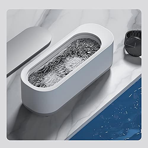 NEW Jewelry Cleaner Ultrasonic, Personal Glasses Ultrasonic Cleaner, 8000 Hz Professional Portable Household Ultrasonic Glasses/Ring/Silver Cleaning Machine 300ml Stainless Steel Tank