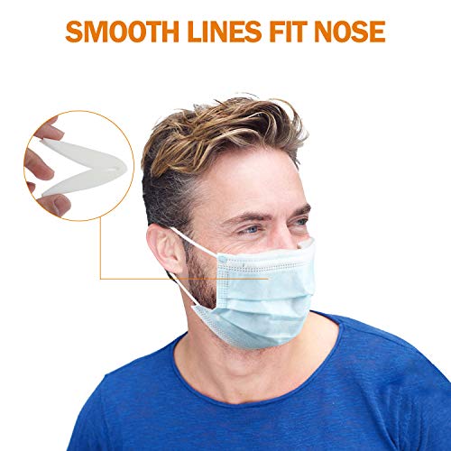 Sponge Anti-Fog Nose Bridge Pads Seal Nose Cushion Memory Foam Nose Pads Self-Adhesive Protection Strip Nose Pad For Mask 50 Pcs Black #TOP2