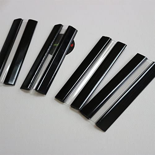 4X 100mm Black Low Profile Flex Hinges, Flexible Living Hinges, Continuous Acrylic Piano Hinges - Image 3