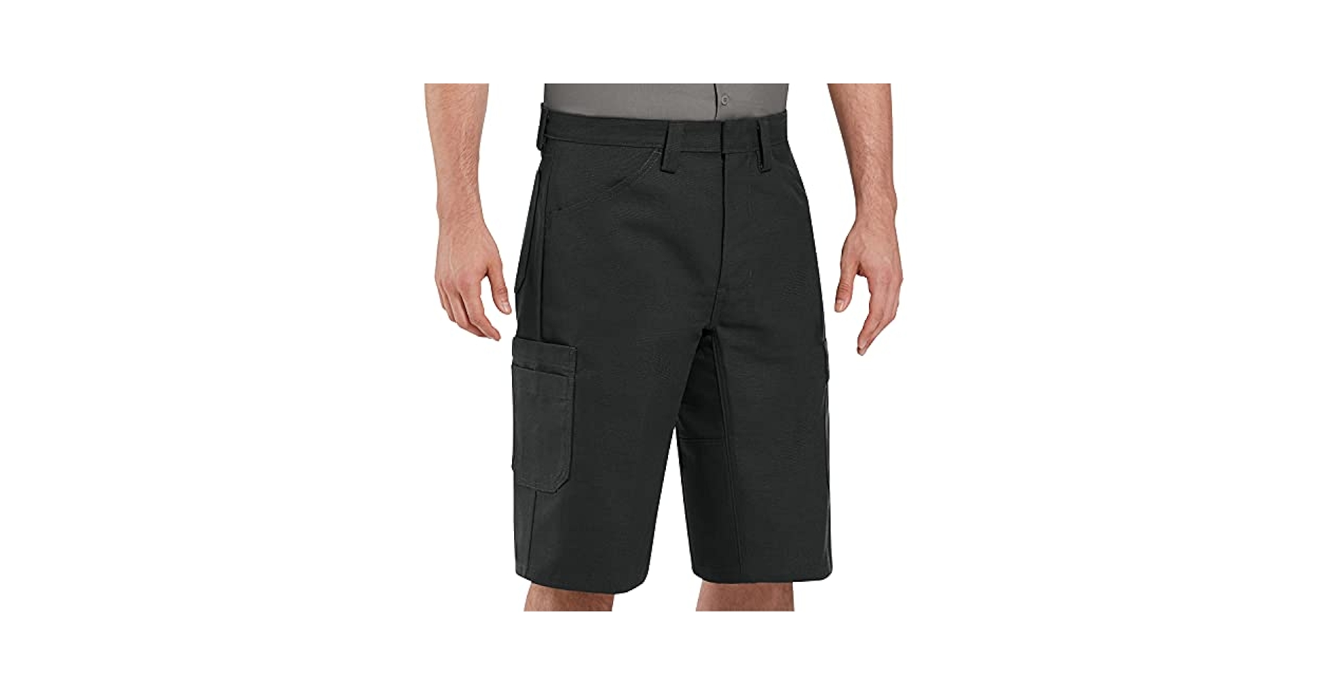 Amazon.com: Red Kap mens Shop shorts, Black, 30W x 13L US