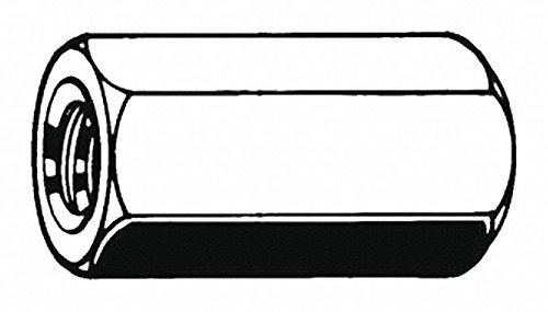 M5-0.80 Dia. x 15 mm L x 8 mm W Steel Zinc Plated Finish Coupling Nut, 100 pk. (2 Pieces)