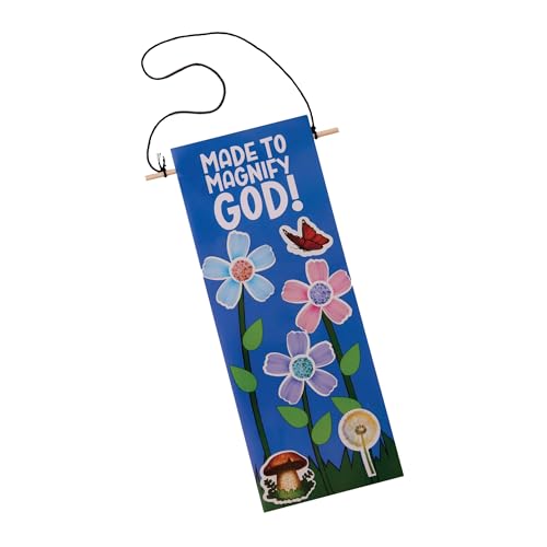 Lifeway Kids VBS 2025 Magnified! Motto Wall Hanging Craft Pack (Pack of 10)