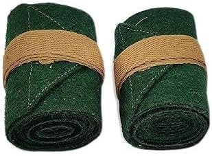 WWI US & British Army Puttees – Repro Wool Leg Wraps - RedBritish WW1 Long Puttees/British Wool Leggings Wraps / WW1 British Leg Wraps Gear (Green)