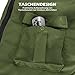Woiil Hundemantel Hundejacke Wintermantel für Grosse Hunde, Hundemantel Winter mit Geschirr, Hunde Wintermantel Ärmellose Baumwolle Gepolsterte Weste Wasserdicht Warme Reflektierend, Armeegrün L