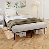 FACILE À ASSEMBLER : Grâce à sa conception innovante avec des lattes à boucle, le montage de ce lit est un jeu d'enfant et se réalise en environ 30 minutes, parfait pour ceux qui déménagent souvent ou qui louent leur premier appartement et recherchent une solution de couchage solide et sans souci.