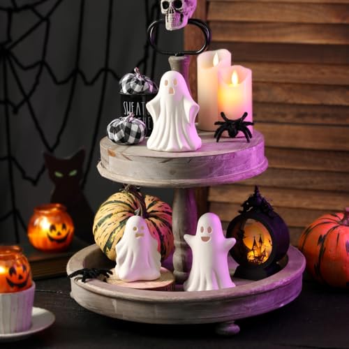 Maracco G-H-1 G-H-2 G-H-3 Pcs Halloween Ceramic Ghost Light Up thumb #4